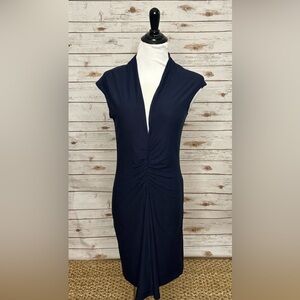 t-bags front ruching t-shirt dress